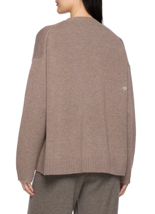 Back View - Click To Enlarge - CHINTI & PARKER - X Peanuts Snoopy Peek Pocket Wool Cashmere Cardigan