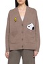 CHINTI & PARKER X Peanuts Snoopy Peek Pocket Wool Cashmere Cardigan