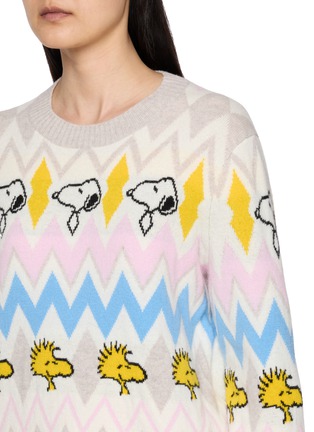  - CHINTI & PARKER - X Peanuts Snoopy Fair Isle Wool Cashmere Sweater