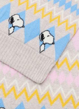 Detail View - Click To Enlarge - CHINTI & PARKER - Peanuts Fairsle Scarf
