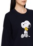  - CHINTI & PARKER - X Peanuts Snoopy Woodstock Intarsia Wool Cashmere Sweater
