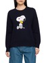 CHINTI & PARKER X Peanuts Snoopy Woodstock Intarsia Wool Cashmere Sweater