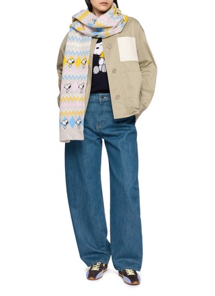 Figure View - Click To Enlarge - CHINTI & PARKER - X Peanuts Snoopy Woodstock Intarsia Wool Cashmere Sweater