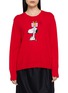 CHINTI & PARKER X Peanuts Snoopy Gift Intarsia Wool Cashmere Sweater