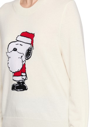  - CHINTI & PARKER - X Peanuts Snoopy Santa Snoopy Intarsia Wool Cashmere Sweater