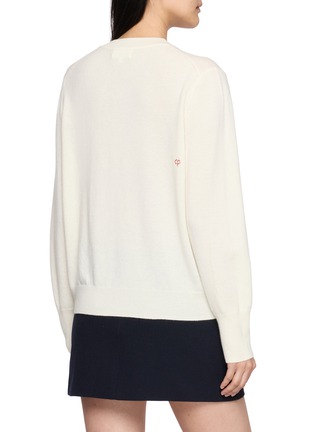 Back View - Click To Enlarge - CHINTI & PARKER - X Peanuts Snoopy Santa Snoopy Intarsia Wool Cashmere Sweater