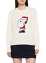 CHINTI & PARKER X Peanuts Snoopy Santa Snoopy Intarsia Wool Cashmere Sweater