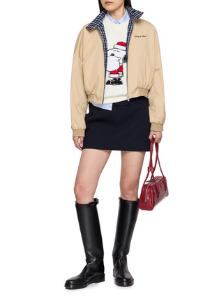 Figure View - Click To Enlarge - CHINTI & PARKER - X Peanuts Snoopy Santa Snoopy Intarsia Wool Cashmere Sweater