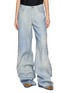 ERMANNO SCERVINO Embroidered Cut Out Baggy Light Wash Jeans