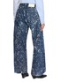 Back View - Click To Enlarge - E.L.V. DENIM - Dalston Paint Splatter Denim Jeans