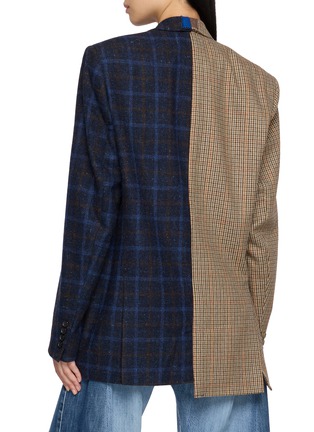 Back View - Click To Enlarge - E.L.V. DENIM - Jamie Check Blazer