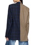 Back View - Click To Enlarge - E.L.V. DENIM - Jamie Check Blazer