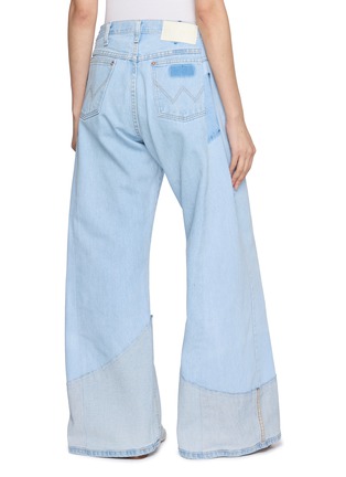 Back View - Click To Enlarge - E.L.V. DENIM - Clapton Wide Leg Denim Jeans
