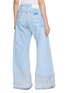 Back View - Click To Enlarge - E.L.V. DENIM - Clapton Wide Leg Denim Jeans