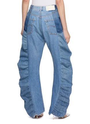 Back View - Click To Enlarge - E.L.V. DENIM - Roan Ruched Balloon Denim Jeans