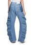 Back View - Click To Enlarge - E.L.V. DENIM - Roan Ruched Balloon Denim Jeans