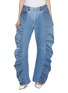 E.L.V. DENIM Roan Ruched Balloon Denim Jeans