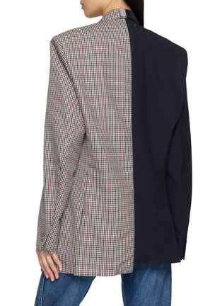 Back View - Click To Enlarge - E.L.V. DENIM - Jamie Check Blazer