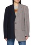 E.L.V. DENIM Jamie Check Blazer