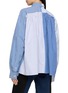 Back View - Click To Enlarge - E.L.V. DENIM - Mina Stripe Cotton Shirt