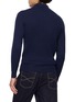 Back View - Click To Enlarge - BRUNELLO CUCINELLI - Long Sleeve Ribbed Cashmere Polo Shirt