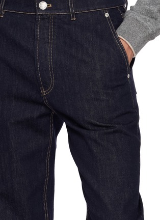  - BRUNELLO CUCINELLI - Straight Leg Cotton Denim Pants