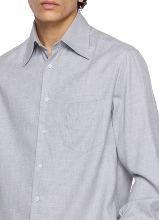  - BRUNELLO CUCINELLI - Chevron Flannel Shirt