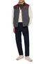 Figure View - Click To Enlarge - BRUNELLO CUCINELLI - Straight Leg Gabardine Pants
