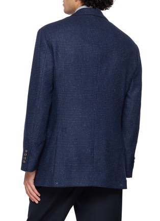 Back View - Click To Enlarge - BRUNELLO CUCINELLI - Single Breasted Glen Chequered Jacket