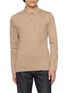 SUNSPEL Long Sleeve Riviera Cotton Polo Shirt