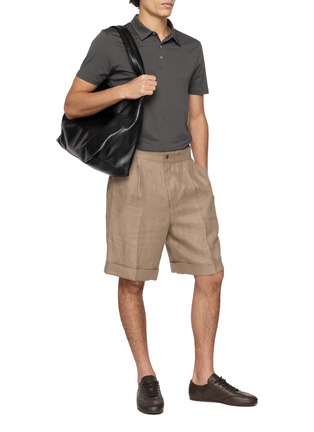 Figure View - Click To Enlarge - SUNSPEL - Short Sleeve Jersey Polo Shirt
