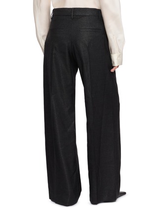 Back View - Click To Enlarge - BRUNELLO CUCINELLI - Straight Leg Suiting Pants