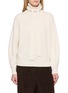 Main View - Click To Enlarge - BRUNELLO CUCINELLI - Drawstring Turtleneck Knit Sweater