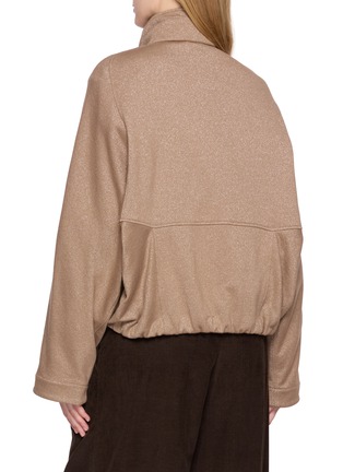 Back View - Click To Enlarge - BRUNELLO CUCINELLI - High Neck Button Up Jacket