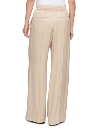 Back View - Click To Enlarge - BRUNELLO CUCINELLI - Elasticated Waist Fluid Pants