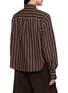 Back View - Click To Enlarge - BRUNELLO CUCINELLI - Striped Point Collar Shirt