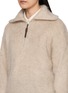  - BRUNELLO CUCINELLI - High Collar Half Zip Sweater