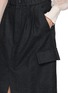  - BRUNELLO CUCINELLI - Flannel Cargo Pocket Midi Skirt