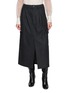 Main View - Click To Enlarge - BRUNELLO CUCINELLI - Flannel Cargo Pocket Midi Skirt