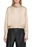 Main View - Click To Enlarge - BRUNELLO CUCINELLI - Turtleneck Satin Blouse