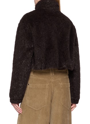 Back View - Click To Enlarge - BRUNELLO CUCINELLI - Cropped Zip Up Padded Jacket