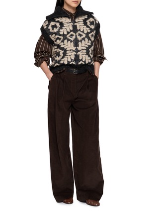 Figure View - Click To Enlarge - BRUNELLO CUCINELLI - Jacquard Knit Gilet
