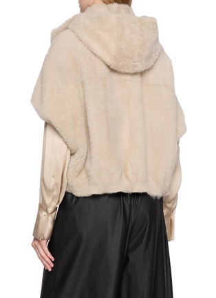 Back View - Click To Enlarge - BRUNELLO CUCINELLI - Hooded Zip Up Jacket