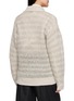 Back View - Click To Enlarge - BRUNELLO CUCINELLI - Spread Collar Open Knit Sweater