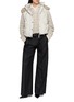 Figure View - Click To Enlarge - BRUNELLO CUCINELLI - Spread Collar Open Knit Sweater