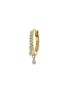 MARIA TASH Eternity Double Dangle 18K Gold Diamond Hoop Earring