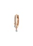 MARIA TASH Eternity Double Dangle 18K Rose Gold Diamond Hoop Earring
