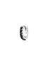 MARIA TASH Eternity 18K White Gold Black Diamond Hoop Earring
