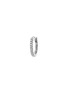 MARIA TASH Eternity 18K White Gold Diamond Hoop Earring