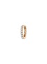 MARIA TASH Eternity 18K Rose Gold Diamond Hoop Earring
